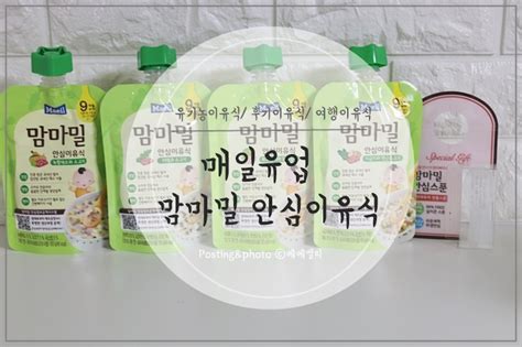 아기이유식 외출할 땐 맘마밀 후기이유식으로 간편하게 네이버 블로그