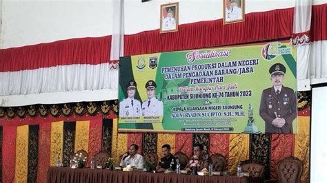 Meriahkan Hut Ke Kabupaten Sijunjung Kajari Berikan Sosialisasi