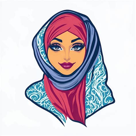 Mulher Mu Ulmana Em Hijab Retrato De Uma Jovem Rabe Em Vestido