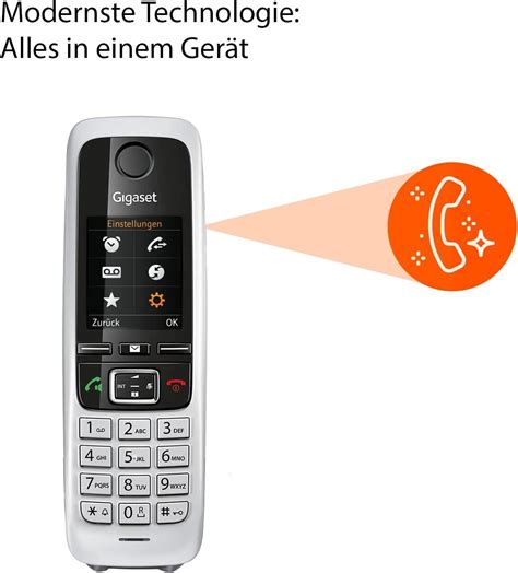 Gigaset C A Duo Schnurlostelefon Dect Mit Basis Und