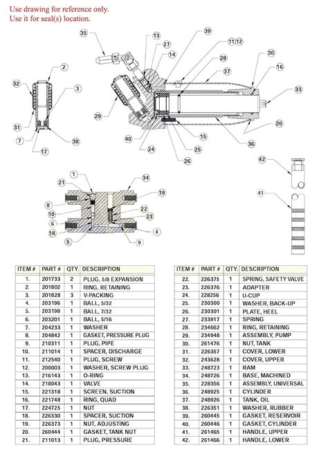 Floor Jack Parts Diagram