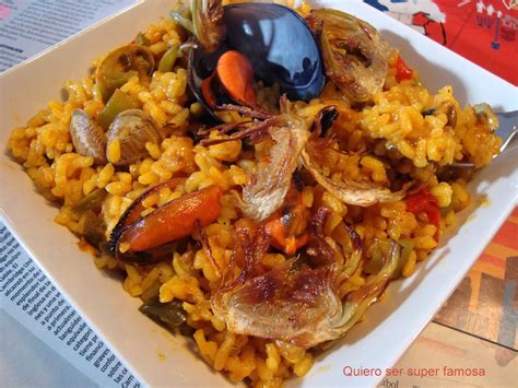 QUIERO SER SÚPER FAMOSA Arroz marinero con Ras El Hanout