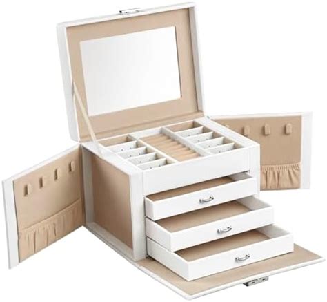 SONGMICS Joyero De Madera Compisita Organizador De Joyas De 6 Niveles