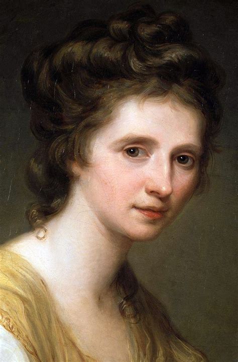 Angelica Kauffman Self Portrait Detail Портрет