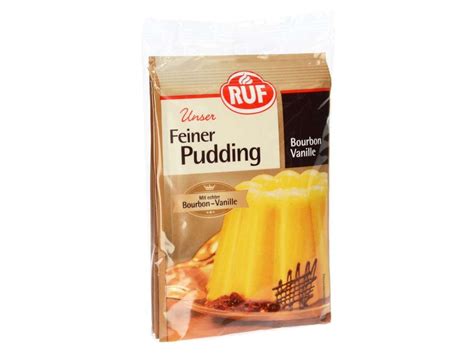 RUF Pudding Bourbon Vanille 3er Pack 3x38g Pudding Backfun