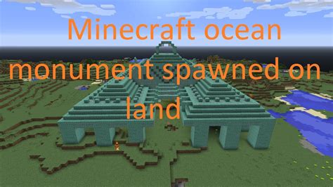 How To Find An Ocean Monument Minecraft