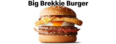 Big Brekkie Burger Mcdonalds Australia