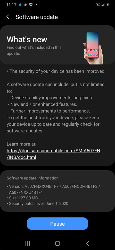 Samsung Galaxy A S Picks Up June Security Patch In Latest Update