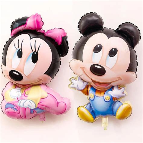 Cute Pcs Lot Mickey Minnie Mouse Helium Foil Balloons Air Ballon For