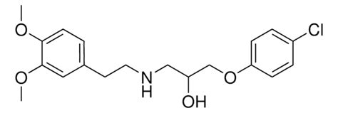 1 4 Chlorophenoxy 3 2 3 4 Dimethoxyphenyl Ethyl Amino 2 Propanol