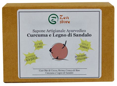 Sapone Artigianale Ayurvedico Curcuma E Sandalo