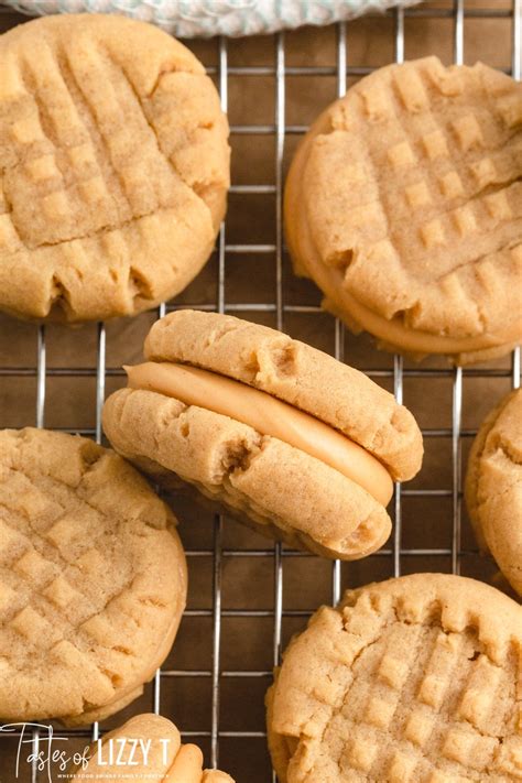 Peanut Butter Sandwich Cookies Recipe Tastes Of Lizzy T