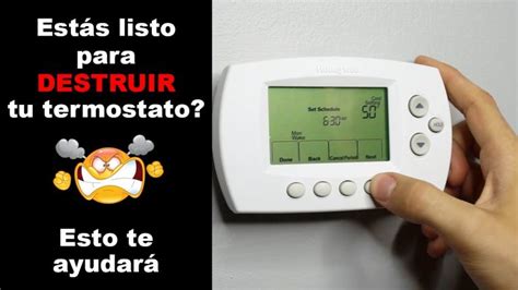 Aprende A Programar Tu Termostato Honeywell En Espa Ol F Cil Y R Pido