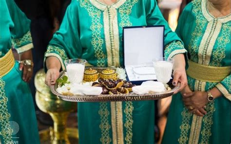 Le lait et dattes pour les mariées lhlib o tmer Moroccan wedding