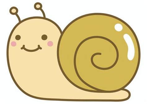 Free Vectors Illustration Of A Cute Snail