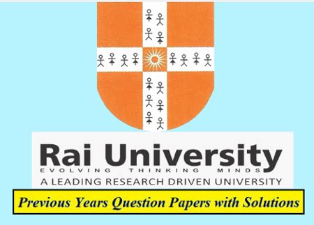 Rai University Ahmedabad Solved Question Papers Download PDF ...