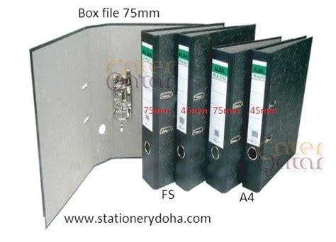 Box File A4 75mm Cater Qatar