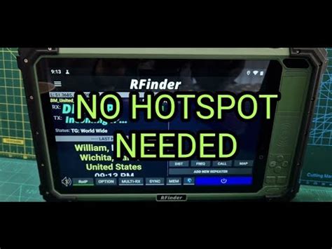 Dmroip NO HOTSPOT Rfinder P10 YouTube