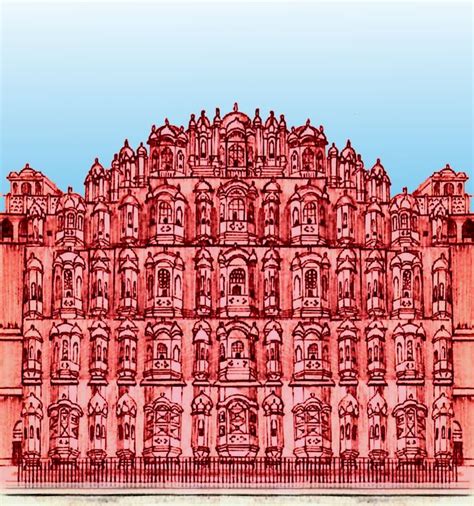 Hawa Mahal, Jaipur, Rajasthan, India en 2024 | India, Sobres de papel