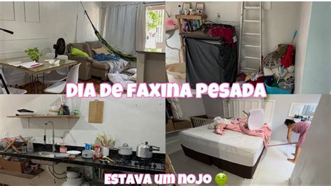 DIA DE FAXINA PESADA Na CASA TODA ESTAVA UM NOJO Limpeza E