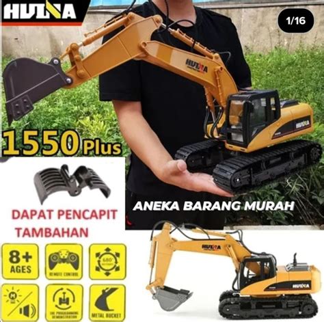 Rc Excavator Huina Toys 1550 15channel 2 4ghz 1 12 Metal Charging Rc