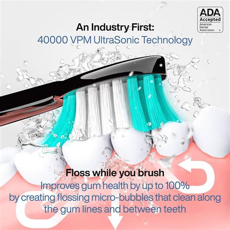 AquaSonic Black Series Ultra Whitening Toothbrush – ADA Accepted ...