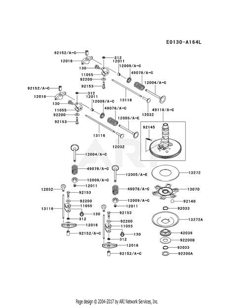 Kawasaki Fx V As Stroke Engine Fx V Parts Diagram For Valve