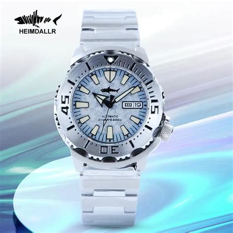 Heimdallr Monster V2 Watch Automatic Mechanical Frost Dial Diver Watch