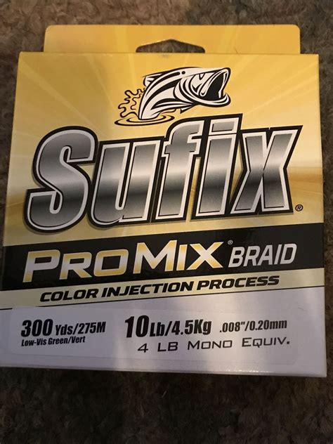 Sufix Promix Braid Lb Low Vis Green Yds For Sale Online Ebay