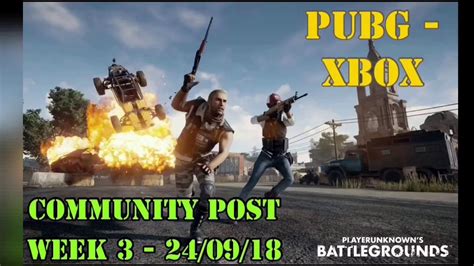 Pubg Xbox One Solo Gameplay Community Weekly Post September Week 3