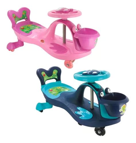 Carrinho Zippy Car Infantil Gira Carro Azul Rosa Garantia Nf Frete Gr Tis