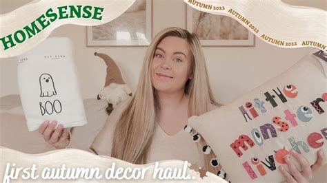 AUTUMN 2022 HOMESENSE HAUL Early Autumn Home Decor Haul New In