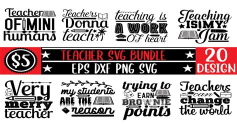 Teacher Svg Bundle Bundle · Creative Fabrica