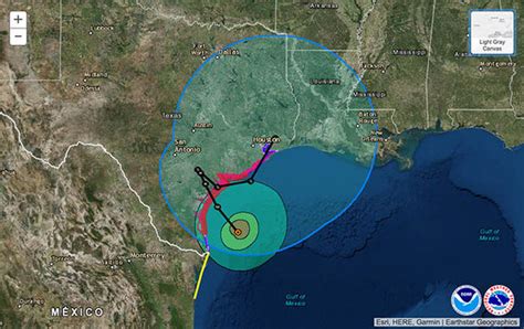 Hurricane Harvey Path Mapped Where Is Hurricane Harvey Now Weather