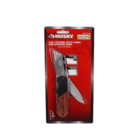 Husky 2 In 1 Folding Utility Knife And Sporting Knife Shopee Philippines