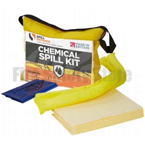 Spill Defence L Spill Kit In Vinyl Holdall Industrial Spill Control