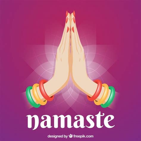 Free Vector Purple Namaste Background Namaste Background Namaste