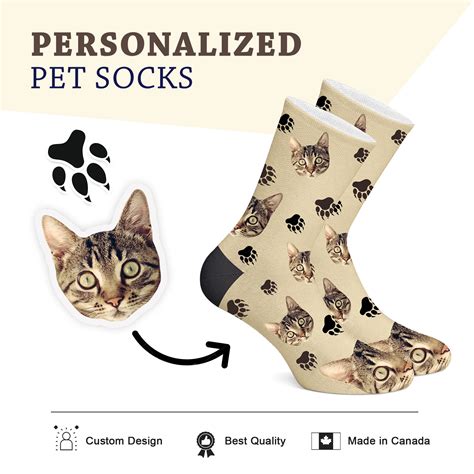 Personalized Cat Socks Canada - Dads Printing