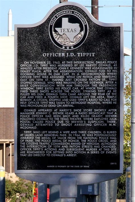 J. D. Tippit - Wikipedia, the free encyclopedia | Dallas police, Dallas ...