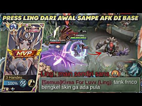 CUMA HERO INI YANG BIKIN LING AFK DI BASE GA DAPET BUFF SAMA SEKALI