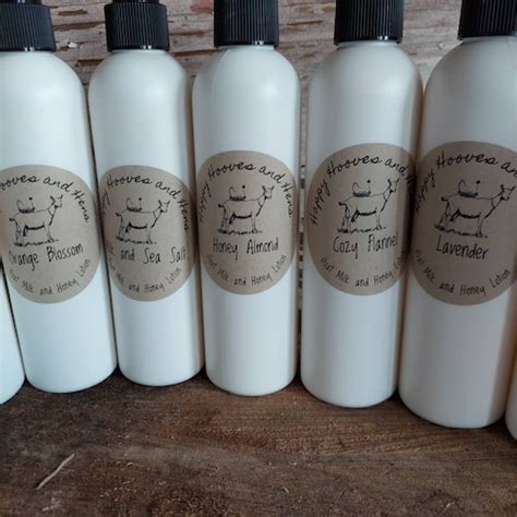 Goat Milk Lotion 8oz Natural Moisturizing Lotion Etsy