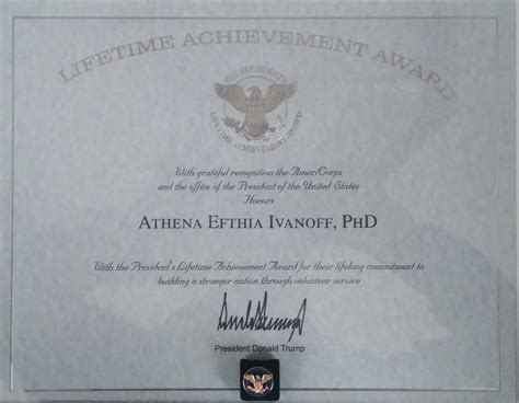 (PDF) Presidential Lifetime Achievement Award