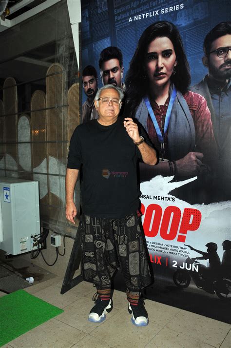 Hansal Mehta At The Success Party Of Netflix Series Scoop At Juhu On