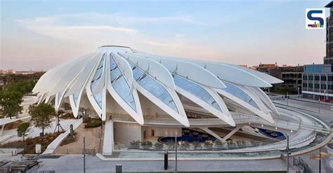 UAE Pavilion At Dubai Expo Features The Shape Of A Falcon Wing