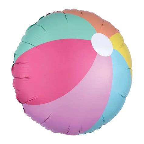 Just Chillin Summer Beach Ball Balloon 18in Beach Ball Birthday