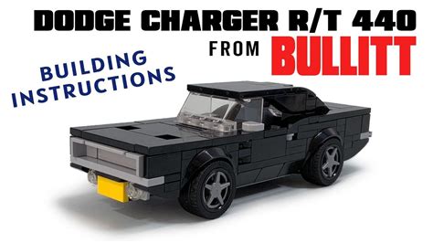 Lego Dodge Charger Rt 440 From Bullitt 6 Wide Speed Champions Building