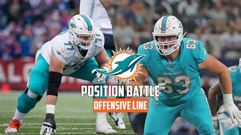 Miami Dolphins 2020 Training Camp Battle Offensive Line Youtube