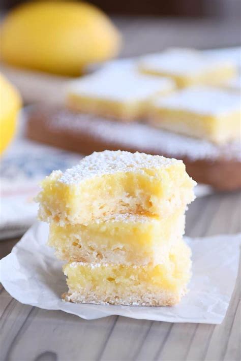 The Best Lemon Bars Recipe Mels Kitchen Cafe