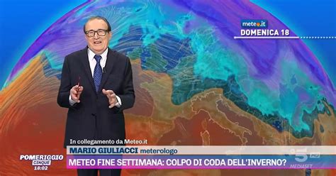 Meteo Colpo Di Coda Dell Inverno Giuliacci Le Probabilit Dell