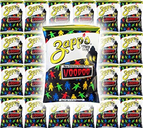 Zapps Potato Chips Voodoo New Orleans Kettle Style 15oz 24 Pack